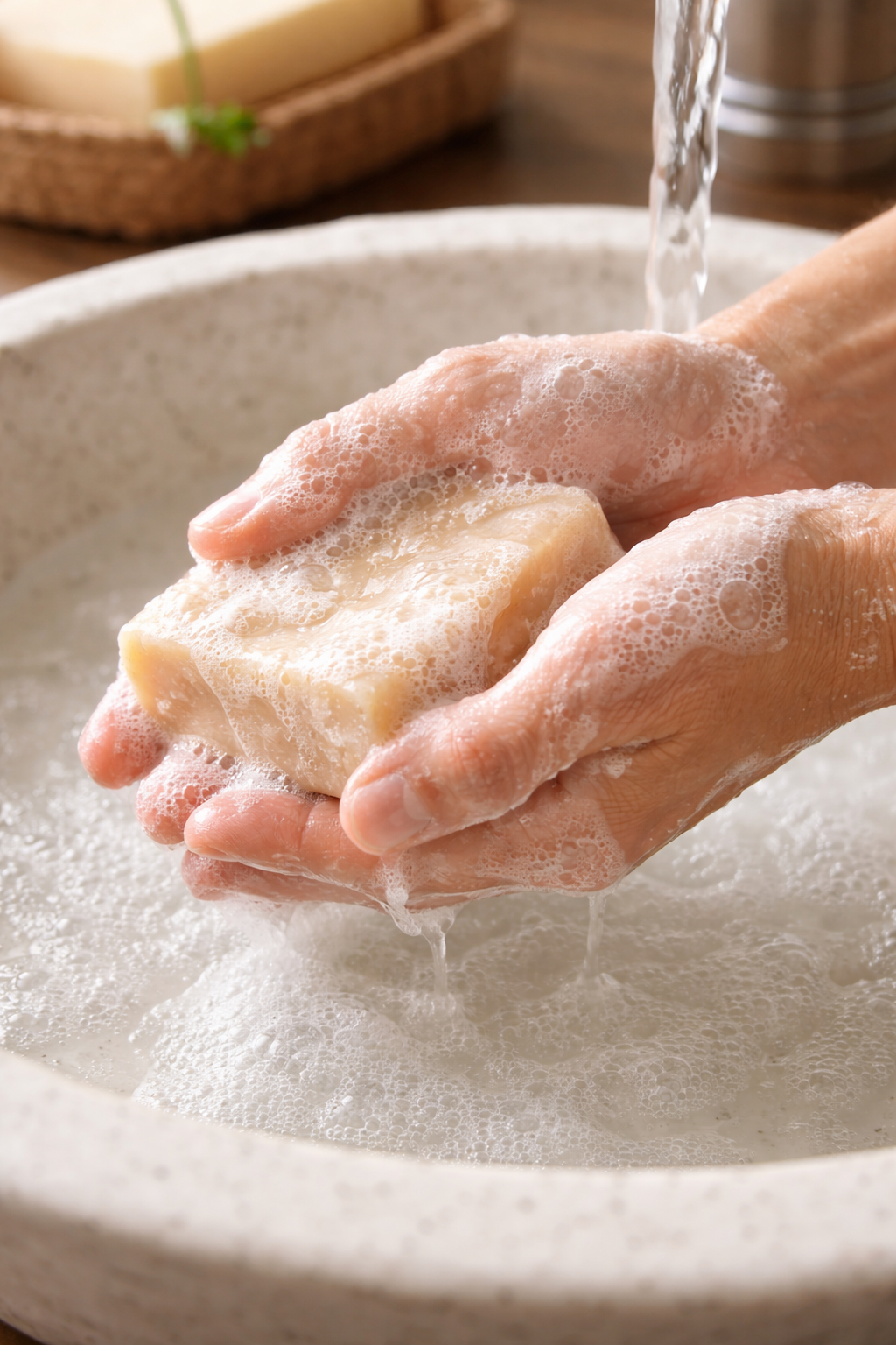 Savon artisanal au lait de brebis – Hydratant naturel | Nature ou Arbre de vie