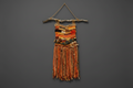 Woven wool and fiber wall decor