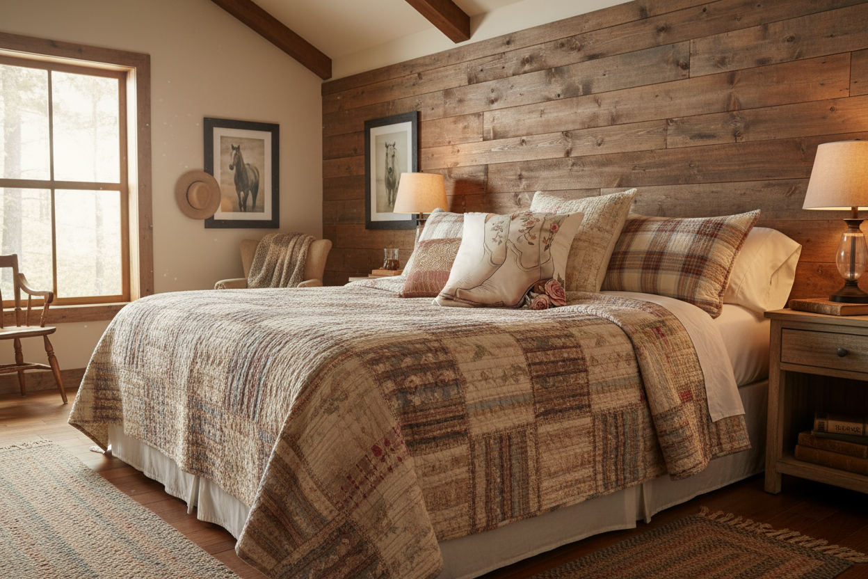 Coussin en laine de mouton naturel – décoratif country western 45 cm x 45 cm – WoolWood Dream