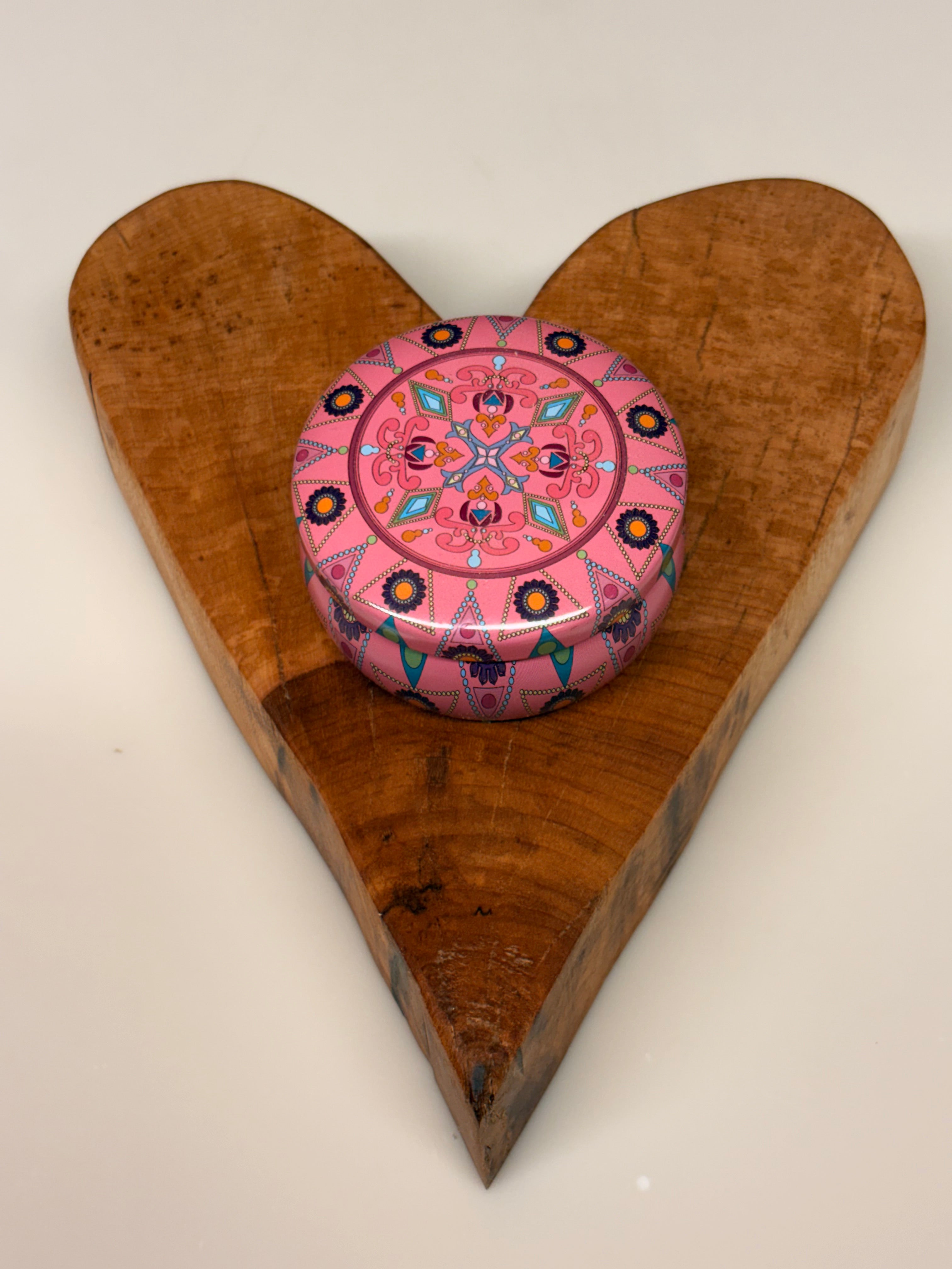 Chandelier cœur en bois d'érable– bougeoir artisanal