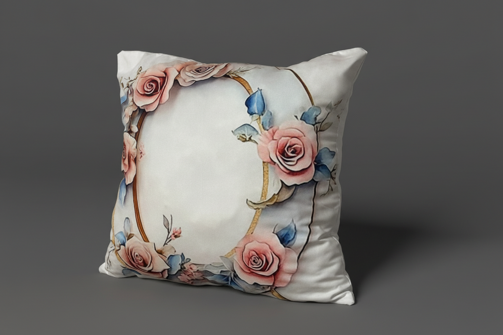 Coussin en laine de mouton naturel – décoratif country western 45 cm x 45 cm– WoolWood Dream