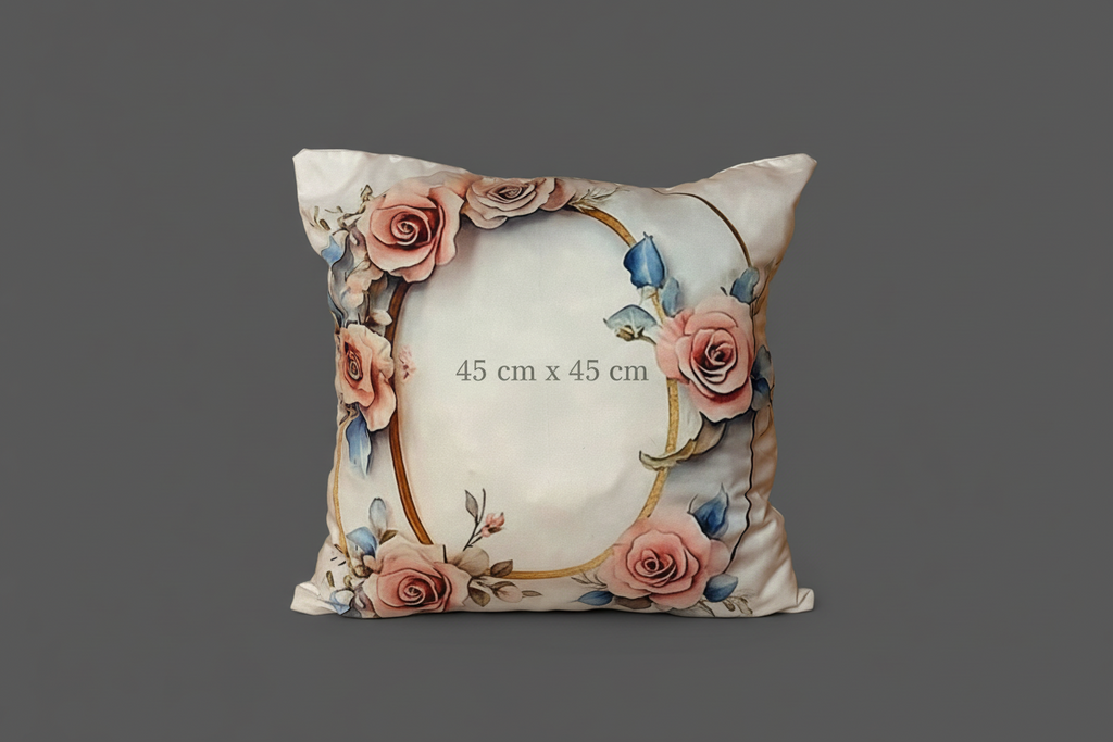 Coussin en laine de mouton naturel – décoratif country western 45 cm x 45 cm– WoolWood Dream