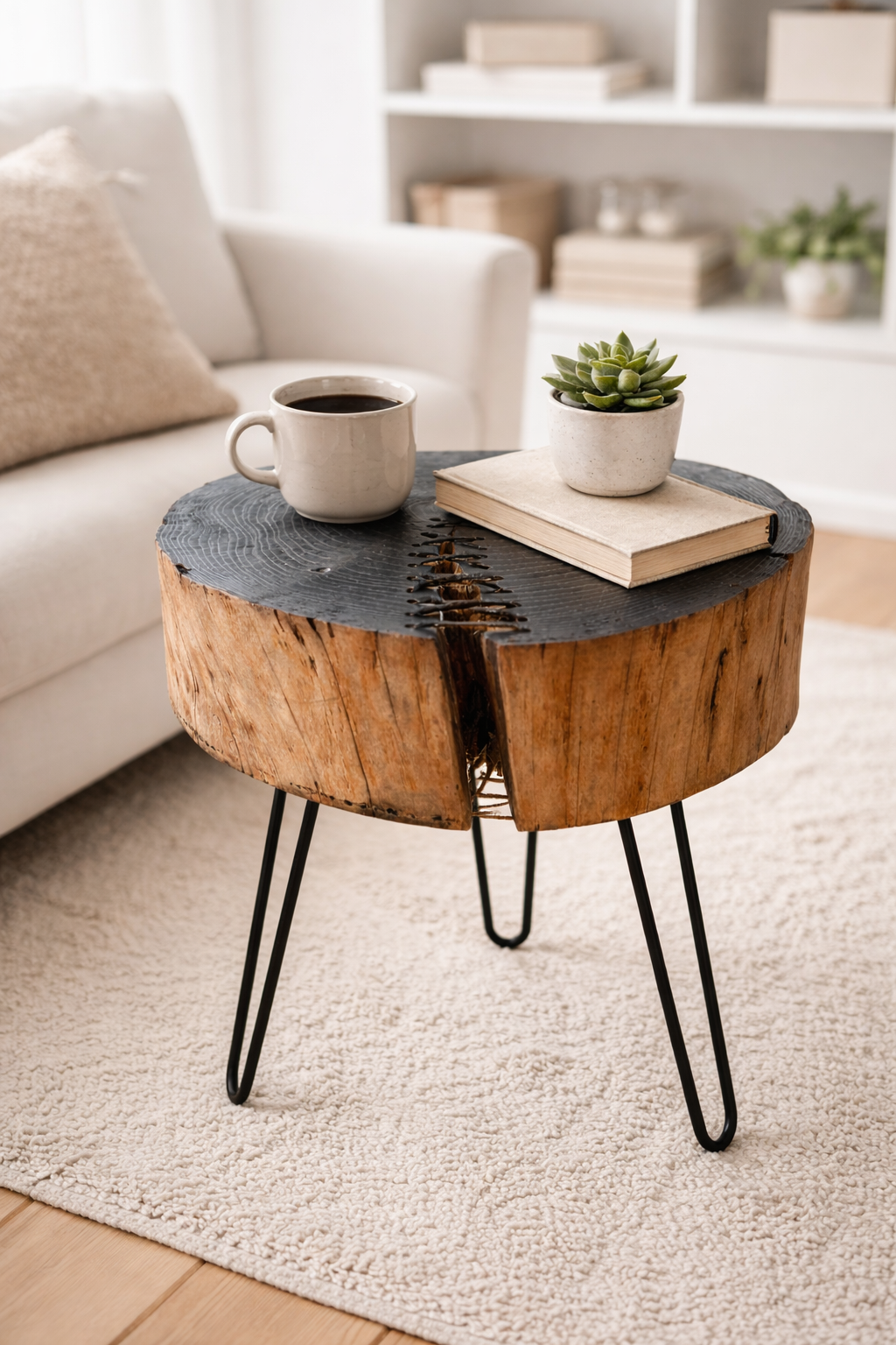 Handcrafted wooden table - handmade in Quebec
