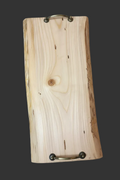 Planche de service en bois - plateau de charcuterie artisanal – 54 cm x 25 cm - WoolWood Dream