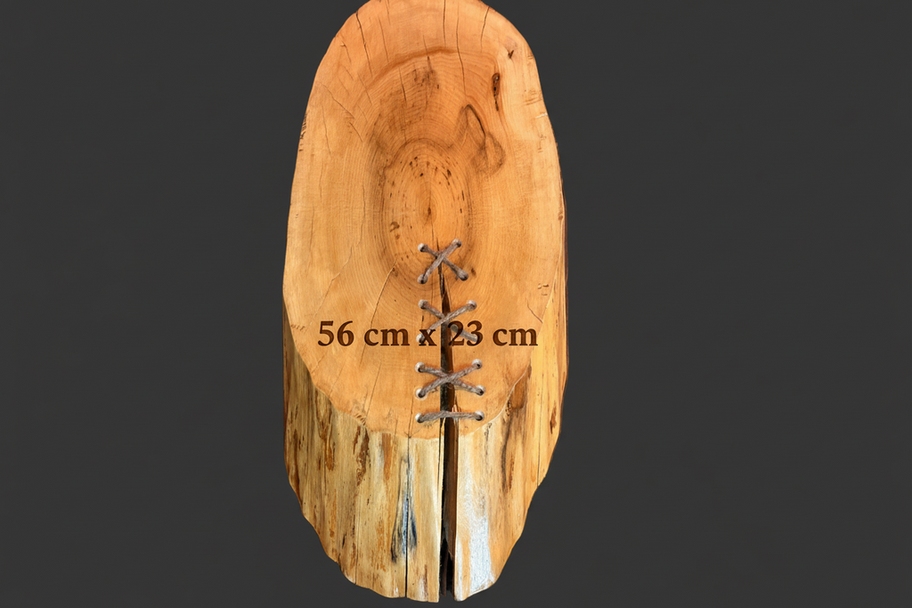 Plateau de service  en bois d'érable artisanal vernis 56 cm x 23 cm / WoolWood Dream