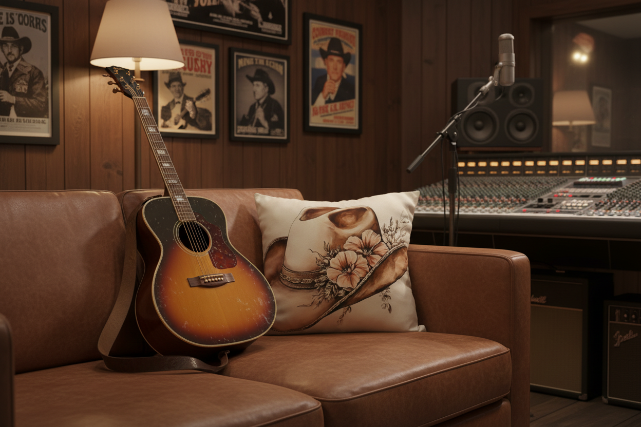 Coussin en laine de mouton naturel – décoratif country western 45 cm x 45 cm – WoolWood Dream